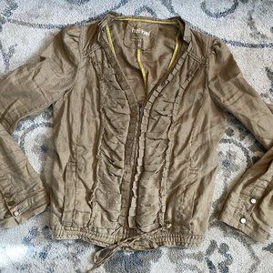 Anthropologie HEI HEI Linen Utility Jacket 6